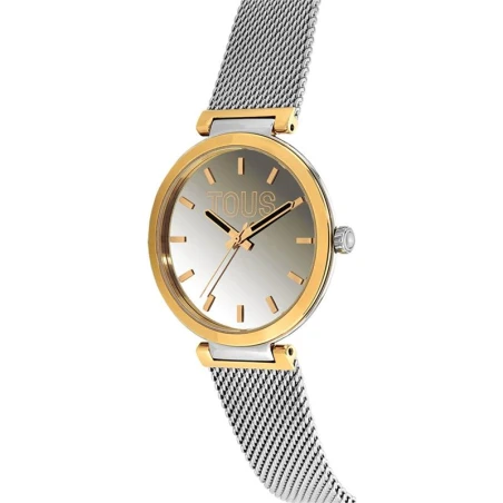 Reloj TOUS S-Mesh Mirror Plateado y Dorado Analógico Mujer 3000132000