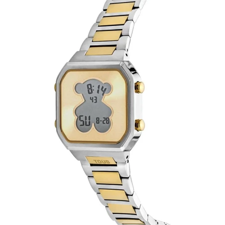 Reloj TOUS D-Bear Platedo y dorado Digital Mujer 3000134600