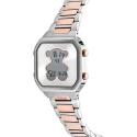 Reloj TOUS D-Bear Platedo y Rosado Digital Mujer 3000134700