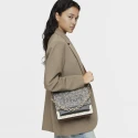 Bolso Bandolera Audree TOUS Kaos Icon Negro y Beige Mediana 2001799554