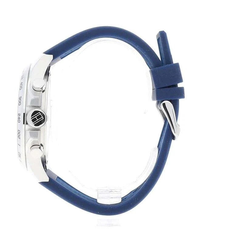 Reloj Tommy Hilfiger Decker Azul y Plateado Multifunción Hombre 1791476