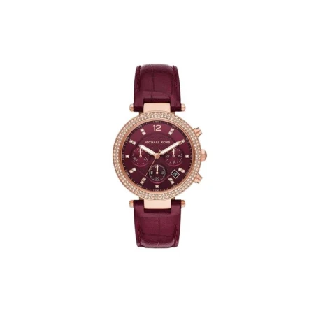 Reloj Micahel Kors Parker Mujer Burdeos Cronógrafo MK6986