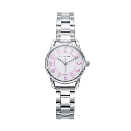 Set Reloj + Pendientes Cruz Viceroy Sweet Niña Plateado Analógico 41106-04