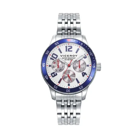 Reloj Viceroy Next Niño Plateado, Azul y Blanco Multifunción 401305-04