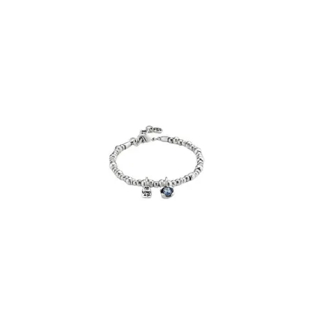 Pulsera UNOde50 Attractive Baño Plata y Cristal Azul PUL2376AZUMTL0M