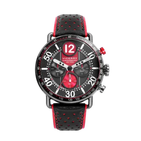 Reloj Viceroy Magnum Hombre Negro y Rojo Cronógrafo 46815-54