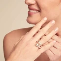 Anillo UNOde50 Comeback Baño Plata ANI0803MTL000
