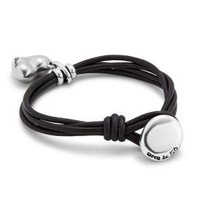 Pulsera UNOde50 PrettyLove Cuero y Baño Plata PUL2403MARMTL0M 2