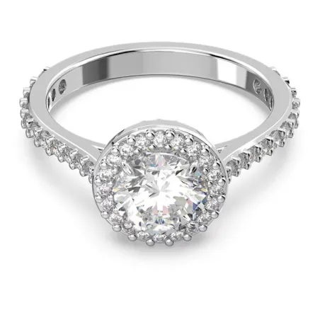 Anillo Swarovski Constella Baño Rodio y Cristales Blancos 5642624