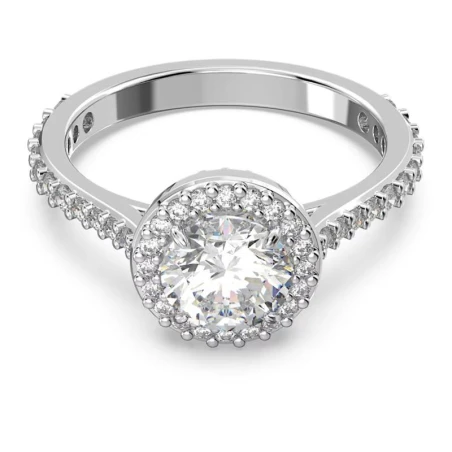 Anillo Swarovski Constella Baño Rodio y Cristales Blancos 5642624