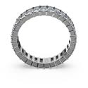 Anillo Swarovski Matrix Baño Rutenio y Cristales Gris Baguette 5648918