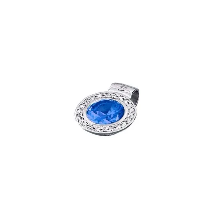 Colgante Lotus Silver Mujer Plata Circonita Azul Zafiro LP1702-1/6