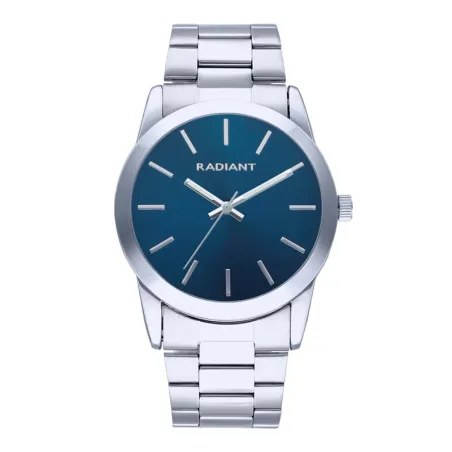 Reloj Radiant Basics Hombre Plateado y Azul Analógico RA605203