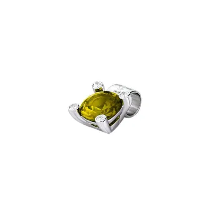 Colgante Lotus Silver Mujer Plata Circonita Amarillo LP1710-1/8