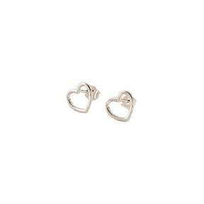 Pendientes Agatha Paris Fielcoeur Corazón Plata Baño Rodio 02321125-050-TU