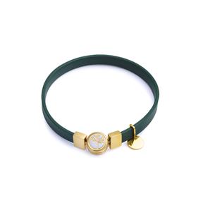 Pulsera Viceroy Fashion Eco Árbol de la Vida Acero Reciclado Baño Oro y Correa Vegana 75341P01016