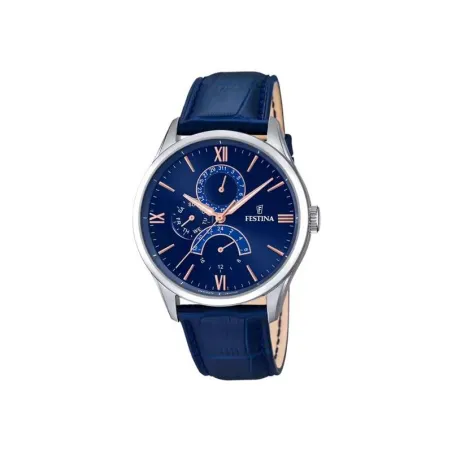 Reloj Festina Retro Azul y Plateado Multifunción Hombre F16823/3