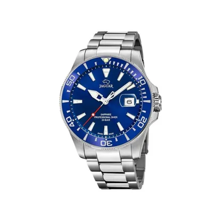 Reloj Jaguar Executive Hombre Plateado y Azul Analógico J860/C