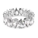 Anillo Swarovski Victoria Baño Plata y Cristales Lágrima 5572825