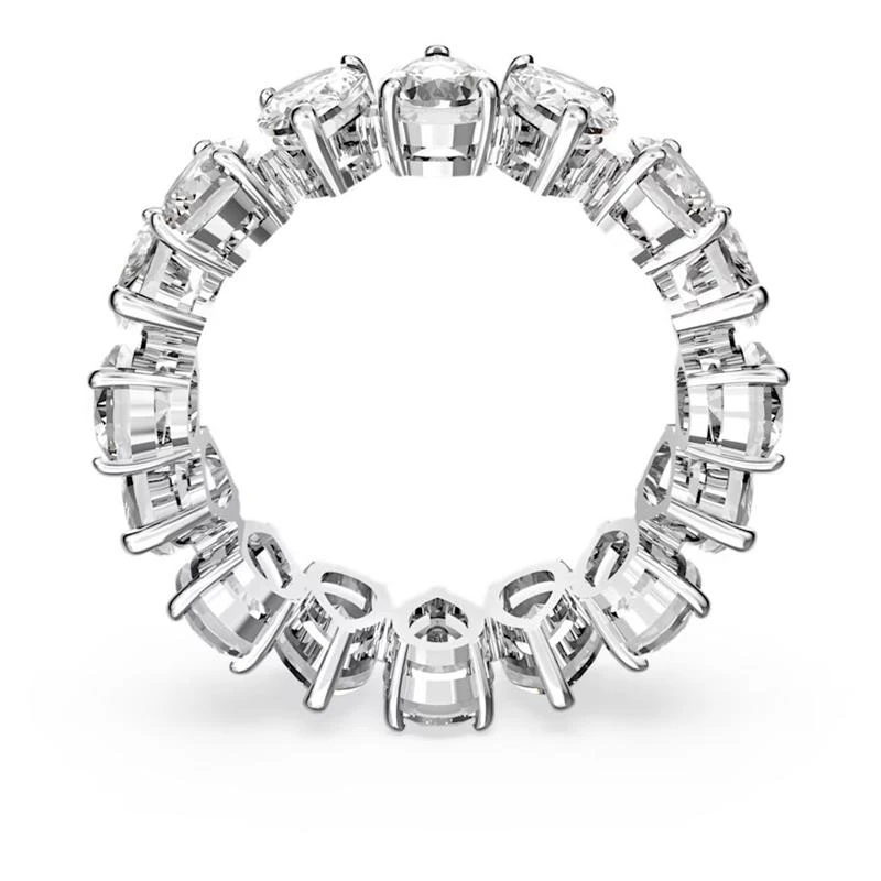 Anillo Swarovski Victoria Baño Plata y Cristales Lágrima 5572825