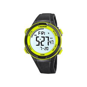 Reloj Calypso Digital Gris y Amarillo Hombre K5780/1
