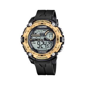 Reloj Calypso Negro y Crema Digital Hombre K5819/3