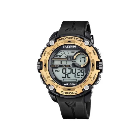 Reloj Calypso Negro y Crema Digital Hombre K5819/3