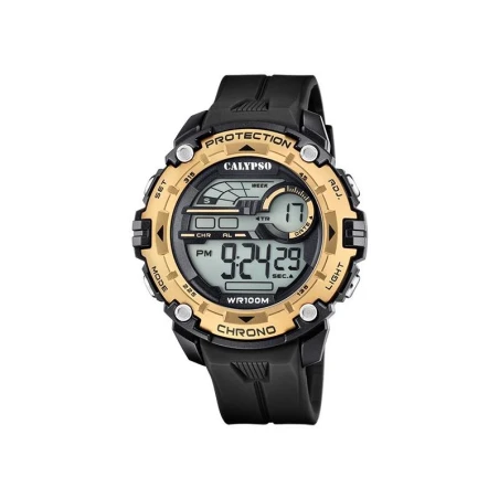 Reloj Calypso Negro y Crema Digital Hombre K5819/3