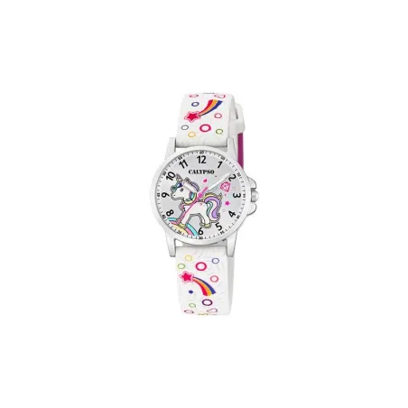 Reloj Calypso Unicornio Blanco Niña Analógico K5776/4
