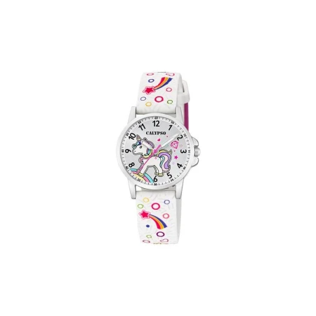 Reloj Calypso Unicornio Blanco Niña Analógico K5776/4