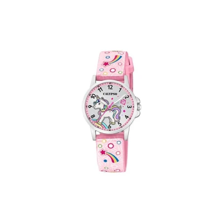 Reloj Calypso Unicornio Rosa Niña Analógico K5776/5