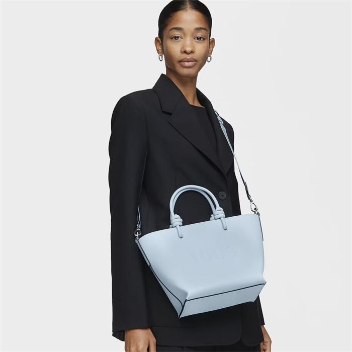 Bolso Capazo TOUS La Rue New Azul Claro Pequeño 2002022333