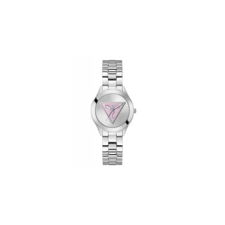 Reloj Guess Tri Plaque Plateado y Rosa Analógico Mujer GW0675L1