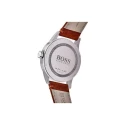 Reloj Boss Pilot Hombre Analógico Marrón y Plateado 1513331