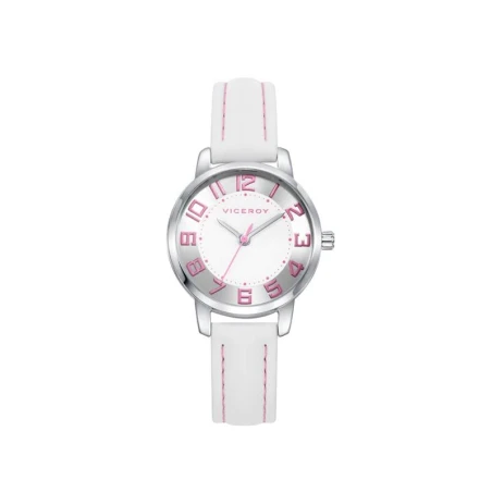 Reloj Viceroy Sweet Niña Blanco, Plateado y Rosa Analógico 401216-05