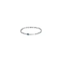 Pulsera Maserati Iconic Acero Inoxidable Plateado y Azul Hombre JM324AVD56