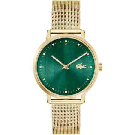 Reloj Lacoste Crocorigin Dorado y Verde Analógico Mujer 2001356