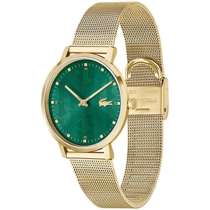 Reloj Lacoste Crocorigin Dorado y Verde Analógico Mujer 2001356