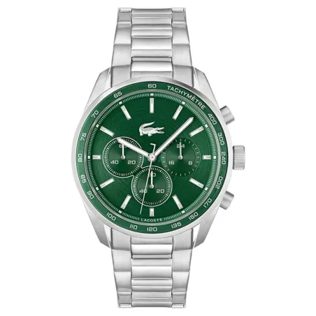 Reloj Lacoste Vancouver Plateado y Verde Cronógrafo Hombre 2011346