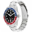 Reloj Tommy Hilfiger TH85 Plateado y Negro Analógico Suizo 1792131