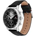 Reloj Tommy Hilfiger Stewart Negro y Plateado Multifunción Hombre 1710605