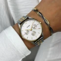 Reloj Cluse Minuit Plateado y Dorado Multifunción Mujer CW10704