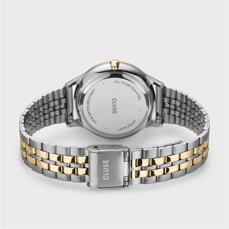 Reloj Cluse Minuit Plateado y Dorado Multifunción Mujer CW10704