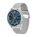 Reloj Boss Skytraveller Plateado y Azul Cronógrafo Hombre 1514149