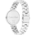 Reloj Calvin Klein Gleam Plateado y Rosa Analógico Mujer 25100015