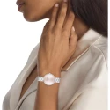 Reloj Calvin Klein Gleam Plateado y Rosa Analógico Mujer 25100015