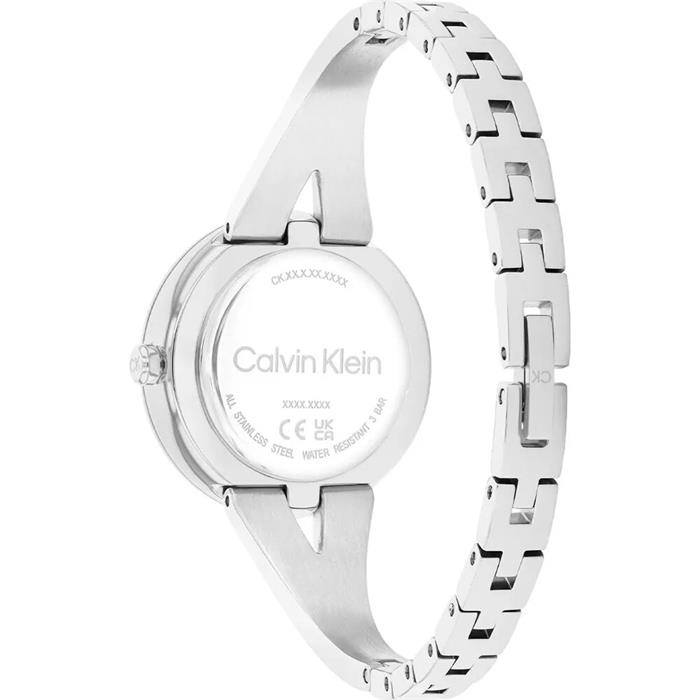 Reloj Calvin Klein Joyful Plateado y Negro Analógico Mujer 25100026