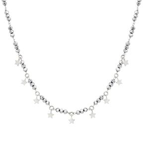 Collar Nomination Mon Amour Acero Inoxidable Estrellas y Cristales Grises 027254/023
