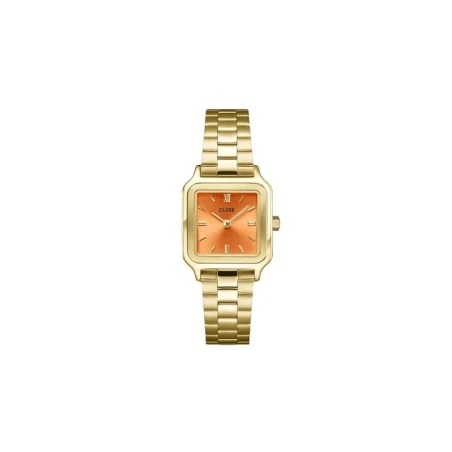 Reloj Cluse Gracieuse Petite Mujer Dorado y Naranja Analógico CW11807