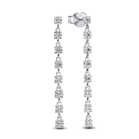 Pendientes Pandora Colgantes Ocho Gemas Brillantes 293159C01